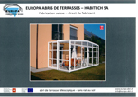 Catalogue abris de terrasses